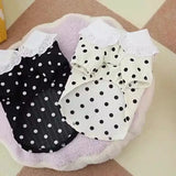 Pet Supplies Cute Dog Polka Dot Vest Soft Fashion Dog Clothes Breathable Thin Design Pet Summer Skirt For Puppy Kittens