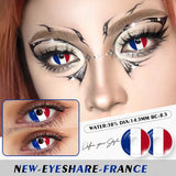 Popxstar 1 Pair Colored Contact Lenses Cosplay Colorful Contact Blue Eyes Contact Anime Red Lenses Halloween white Lenses