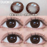 Popxstar  1 Pair New Eyes  Myopia Contacts Lenses with lentile contact color Brown Lenses 1 Year service life Free Shipping