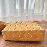 Pastoral wooden storage basket handmade kitchen balcony household hotel restaurant cafe decoration
