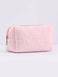 Popxstar Love Solid Color Pencil Case Large Capacity Pen pouch  Portable Storage Bag Trousse Pillow Pen BagPillow Stationery Pencil Case