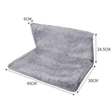Window Cat Bed Hanging Hammock Soft Plush Cat Hammock for Indoor Cats Sunbathing All Season Pet Bed Supplies