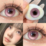 Colored Lenses For Eyes with Diopter Myopia Eyes Contacts Lens Beauty Pupil 1 Pair Natural Cosmetics Yearly New Free Shipping