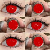 Cosplay Contact lenses Cosmetics Colored Contact Lenses Makeup Cosplay Red Lenses White Lenses Big Eyes Blue Contact Lense