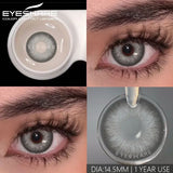 Popxstar  1 pair Colored Contact Lenses for big Eyes Natural Eye Lenses Gray Contact Green Lenses Blue Lenses Fashion Lenses