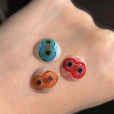 Dicoria Cosplay Halloween Scary Contact Lenses Crazy Mini Sclera Softlens 14.5mm