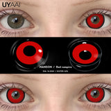 Cosplay Contact Lenses for Eyes Sharingan Anime Red Lenses Kakashi Halloween Pupils