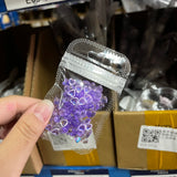 Popxstar 100pcs Clear Crystal Rhinestones Jewelry 3D Love Heart Nail Charm for Nail Art Decoration Clear Resin Valentine's Day Nail Parts