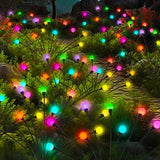 Popxstar  LED Solar Garden Lights Outdoor Firefly Lights Sway By Wind Waterproof for Garden Patio Pathway Fairy Decoration
