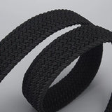 Popxstar Men's Belt Casual Woven Elastic Belt Outdoor Sports Women's Belt Climbing Work Belt Jeans Suit Pants Men's And Women's Universal