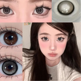 Popxstar 1 Pair Colorcon Korean Lenses Colored Contact Lenses for Eyes Green Eye Lenses Fashion Lenses Brown Contact