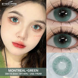 1Pair New Color Contacts Lenses Fashion Soft Blue Green Eyes Contacts Gray Beauty Pupils Brown Eyes Lenses Fast Shiping