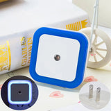 Popxstar Wireless LED Night Light Sensor Lighting Mini EU/US Plug Night Lights For Children Room Bedroom Living Room Decoration Lighting