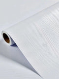 Popxstar Wood Grain Peel and Stick Wallpaper Self Adhesive Removable Contact Paper Plank for Countertop Cabinets Vinyl Film Roll