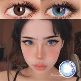 Popxstar 1 Pair Color Contact Lenses for Eyes Natural Look Spy X Family Anime Lenses Red Lenses Brown Lenses Gray Lenses