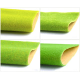 Popxstar 35x100cm Grass Mat Thin Artificial Lawns Landscape Grass Mat For Model Train Not Adhesive Paper Lawn Fake Turf Decoration Garden