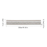 Popxstar Self Adhesive Wall Border Strip 3D Skirting LineStickers White/Black Self Adhesive Wall Sticker Border Home Edge Strip Decor