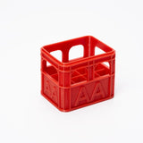 Popxstar  3D Printed Beer Crate Style AA/AAA Battery Storage Boxes Stackable Battery Organizer Home Office Desktop Decor Storage Tool Gift