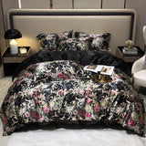 Luxury Blending Mulberry Silk Bedding Set with Duvet Cover Bed Sheet Pillowcase Double Couple Single Summer Blanket Cover Sheets