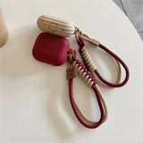 Popxstar  Simple Soft Silicone with Smile Hand Strap Earphone Case For Apple Airpods 4 1 2 Pro 3 Funda Wireless Bluetooth Protective Cover