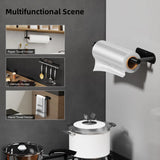 Popxstar Self Adhesive or Drilling Paper Towel Holder Under Cabinet Paper Towel Holder Stainless Steel Wall Mounted Paper Towel Holder