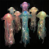Popxstar Jellyfish Pendant Lamp Portable Jellyfish Lamp Luminous Jellyfish Artificial Jellyfish Glowing Jellyfish Ornament Decoration