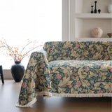 Multifunction Soft Sofa Towel Anti Cat Scratch Jacquard Thick Colored Flower Thick Sofa Cover for Living Room Sofa Blanket