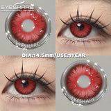 Halloween Colored Contact Lenses Red Eyes Contacts Blue Purple Beauty Makeup Color Contacts Cosplay Pink Soft Lenses