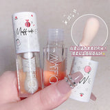 Popxstar Make Up Korean Beauty Cosmetics Lip Ink Gloss Labial Lips Moisturizer Jelly Lipstick Bright Oil Moisturizing Balm Big Lip Brush