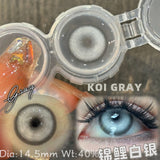 1pair Cosplay Koi Blue Green Pink Red Brown Violet Contact Lenses Halloween Scary Softlens 14.5mm