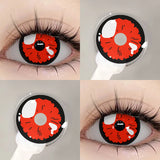 Cosplay Contact Lens Beauty Cosmetics Colored Contacts Black Lenses Halloween Makeup Cosplay White Lens Circle Block Lens