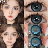 2pcs Color Contact Lenses Blue Natural Pupils High Quality Brown Circle Lense Beauty Fashion Health Lens Cosmetics Yearly