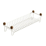 Carbon Steel Bathroom Storage Rack Waterproof Non-Slip Faucet Storage Shelf Anti-rust Large Capacity Washstand Drain Rack