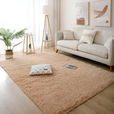 Popxstar White Fluffy Hall Carpet Modern Living Room Bedroom Home Decor Large Mats Thickened Non-Slip Girl Children's Room Pink Furry Rug