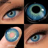 2pcs/1pair Color Contact Lenses for Eyes Fashion High Quality Brown Eye Makeup Blue Eyes Lenses Gray Contacts 6 Months