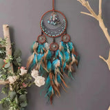 Retro feather Dream catcher wall decoration pendant Dreamcatcher bedroom living room restaurant hotel birthday gift