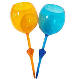 Popxstar Beach Drink Cup Floating Drink Cups for Pool Acrylic Tall Cocktail Glasses Glasses Wine Glass  Rock Tumbler