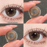 Popxstar  2pcs Blue Bow Brown Bow Contact Lenses For Makeup Eyes Naturl Eye Color Lenses Beauty Cosmetics Pupils Gray Brown Lenses