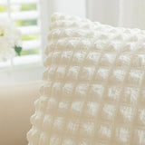 18x18in Solid Nordic Cushion Cover Texture Sensation Throw Pillow Cover For Living Room Bedroom Sofa Office Waist Pillow Case