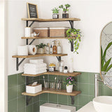 Popxstar Bedroom Kitchen Wooden Board Storage Racks Shelves for Shelves Room Decor Floating Showcase Large Floating Shelf Home Garden