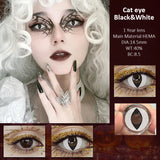 Popxstar  2pcs Halloween Colour Contact Lenses White Lenses Multicolored Soft lenses Anime Cosplay Eye Lenses Fast shipping