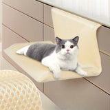 Window Cat Bed Hanging Hammock Soft Plush Cat Hammock for Indoor Cats Sunbathing All Season Pet Bed Supplies