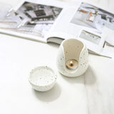 Popxstar  Ceramic Essential Oil Burners Waxes Melt Burners Warmer Tealight Candle Holders Ornament Home Tabletop Decoration Yoga Spa Gifts