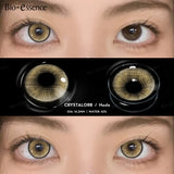 Popxstar 1 Pair Colorcon Korean Lenses Colored Contact Lenses for Eyes Green Eye Lenses Fashion Lenses Brown Contact