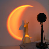 Popxstar  LED moon projection light night light, USB 180 degree rotation suitable for photography, parties, home decor, and decoration.