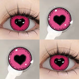 Cosplay Contact lenses Cosmetics Colored Pupils Halloween Cosplay Makeup Black Contact Lenses White Lenses Big Eyes 14.5mm
