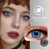 New Series Bionic Pupil Color Contact Lenses High Color Rendering Green Grey Blue Cosmetic y2k Korean Fashion Color