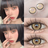 Popxstar  New Lense 1 Pair Color Contact Lenses with Natural Eye Contact Lenses Blue Brown Green Lenses Pupils Beauty Color Lens