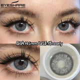 Big Eyes Black Lenses Colored Contact Lenses Gray Beauty Pupils Natural Eyes Lenses Yearly Brown Eyes Makeup Contacts