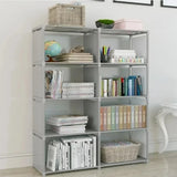 Popxstar Simple Bookshelf Multi-layer Bookshelf Storage Racks Bedroom Book Shelf Organizer Easy Assembly Bookcase Stackable Book Shelves